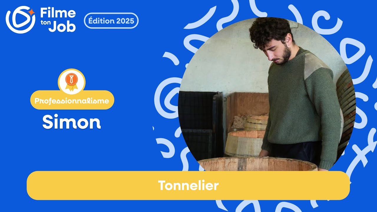 Simon, tonnelier en alternance au CFA viticole de Beaune