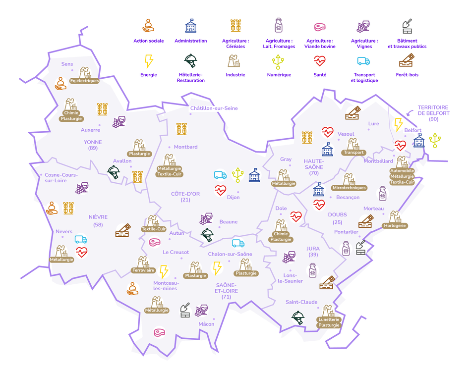 carte emploi region