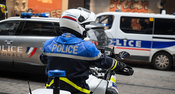 photo policier motard