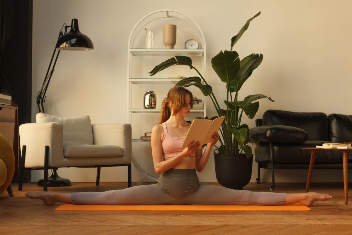 photo femme yoga études