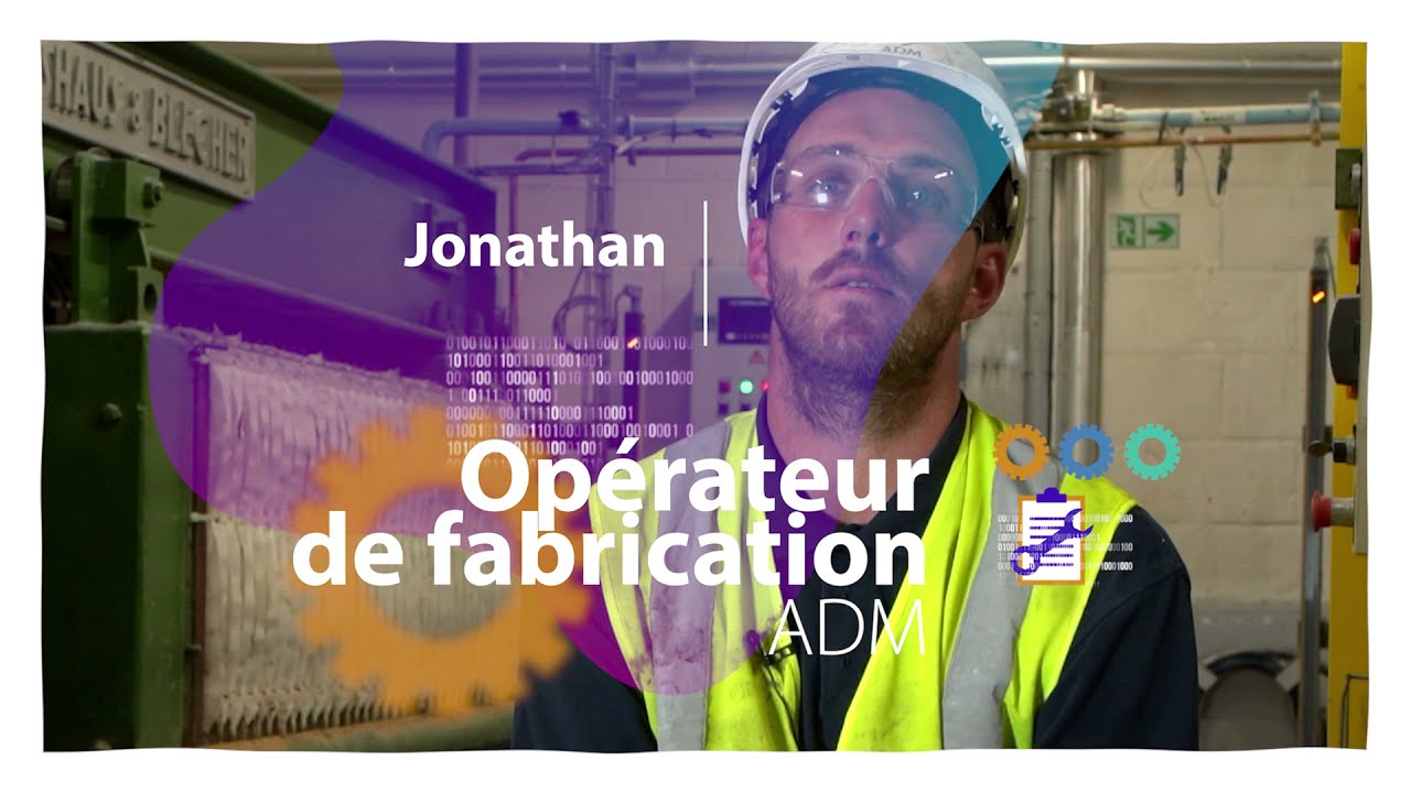 Jonathan, opérateur de fabrication