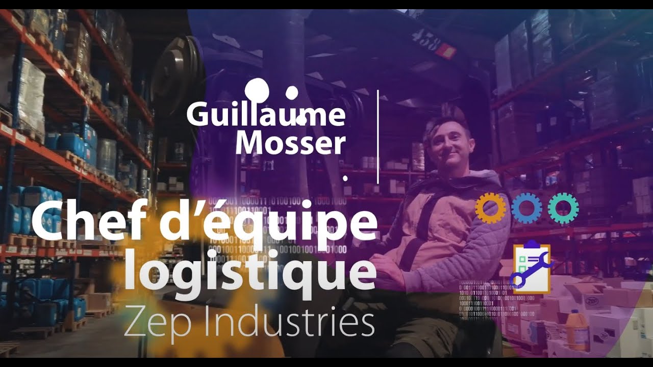 Guillaume, chef d'équipe logistique