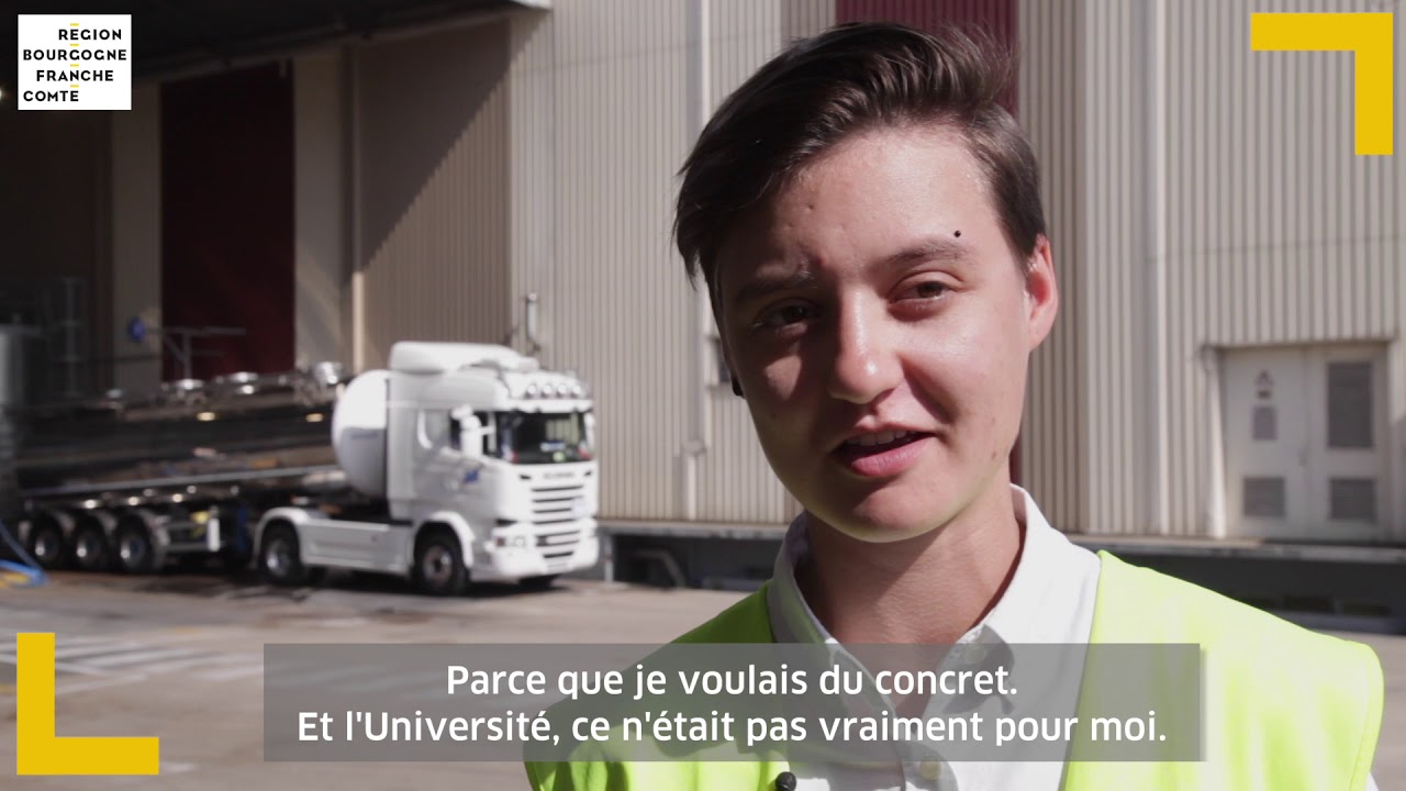 Héloïse, apprentie dans l'industrie agroalimentaire